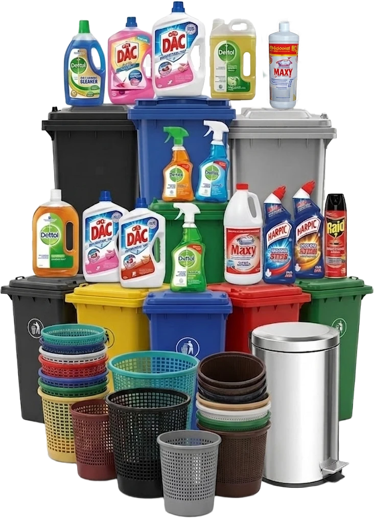 Cleaning and hygiene products